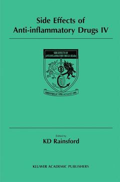 Couverture de l’ouvrage Side Effects of Anti-Inflammatory Drugs IV