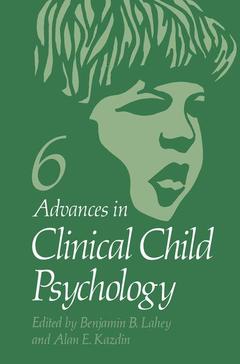 Cover of the book Advances in Clinical Child Psychology
