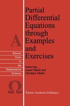 Couverture de l’ouvrage Partial Differential Equations through Examples and Exercises