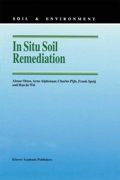 Couverture de l’ouvrage In Situ Soil Remediation
