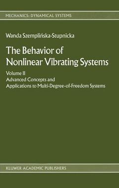 Cover of the book The Behaviour of Nonlinear Vibrating Systems
