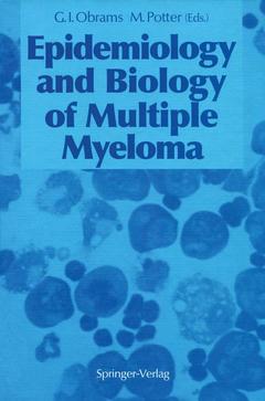 Couverture de l’ouvrage Epidemiology and Biology of Multiple Myeloma