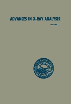 Cover of the book Advances in X-Ray Analysis