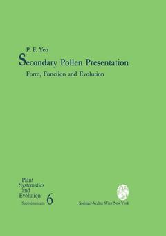 Couverture de l’ouvrage Secondary Pollen Presentation