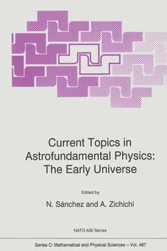 Couverture de l’ouvrage Current Topics in Astrofundamental Physics