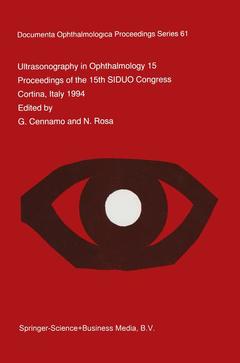 Cover of the book Ultrasonography in Ophthalmology XV