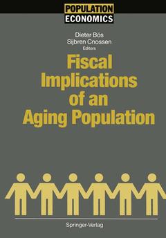 Cover of the book Fiscal Implications of an Aging Population