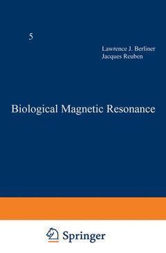 Couverture de l’ouvrage Biological Magnetic Resonance