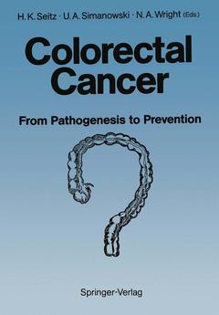 Couverture de l’ouvrage Colorectal Cancer