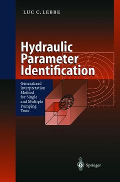 Couverture de l’ouvrage Hydraulic Parameter Identification