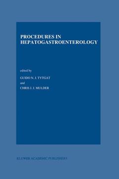 Couverture de l’ouvrage Procedures in Hepatogastroenterology