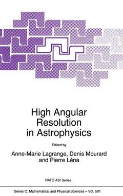 Cover of the book High Angular Resolution in Astrophysics