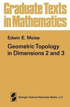 Couverture de l’ouvrage Geometric Topology in Dimensions 2 and 3