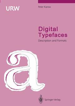 Couverture de l’ouvrage Digital Typefaces