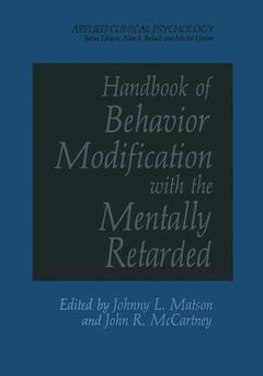 Cover of the book Handbook of Behavior Modification with the Mentally Retarded