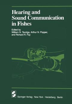 Couverture de l’ouvrage Hearing and Sound Communication in Fishes