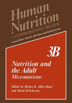 Couverture de l’ouvrage Nutrition and the Adult