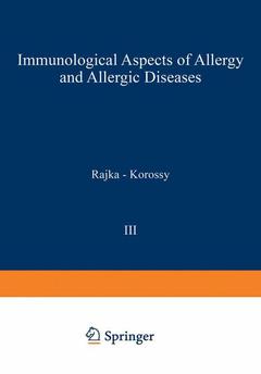 Couverture de l’ouvrage Immunological Aspects of Allergy and Allergic Diseases