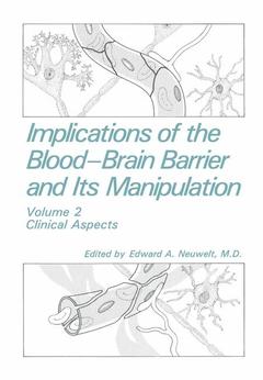 Couverture de l’ouvrage Implications of the Blood-Brain Barrier and Its Manipulation