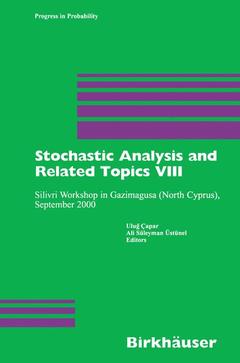 Couverture de l’ouvrage Stochastic Analysis and Related Topics VIII