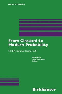 Couverture de l’ouvrage From Classical to Modern Probability