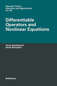 Cover of the book Differentiable Operators and Nonlinear Equations