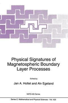 Couverture de l’ouvrage Physical Signatures of Magnetospheric Boundary Layer Processes