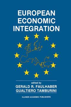 Couverture de l’ouvrage European Economic Integration
