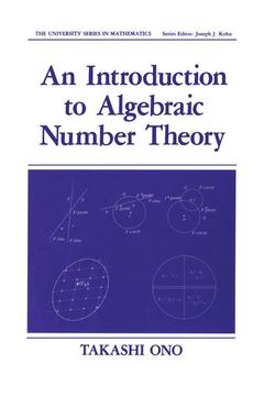 Couverture de l’ouvrage An Introduction to Algebraic Number Theory