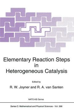 Cover of the book Elementary Reaction Steps in Heterogeneous Catalysis