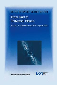 Couverture de l’ouvrage From Dust to Terrestrial Planets