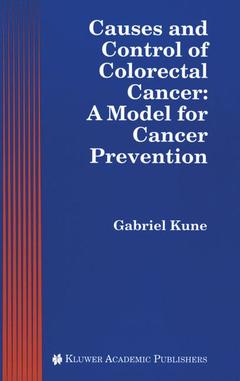 Couverture de l’ouvrage Causes and Control of Colorectal Cancer