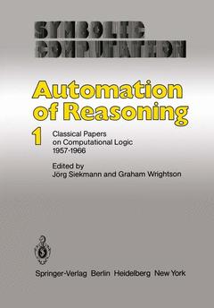Couverture de l’ouvrage Automation of Reasoning