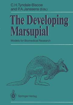 Couverture de l’ouvrage The Developing Marsupial