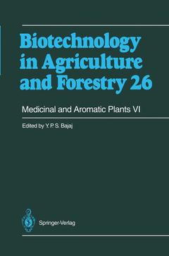 Couverture de l’ouvrage Medicinal and Aromatic Plants VI