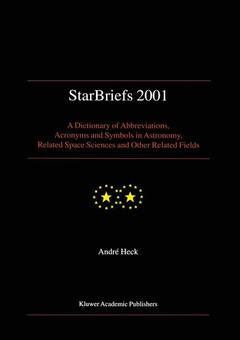 Cover of the book StarBriefs 2001