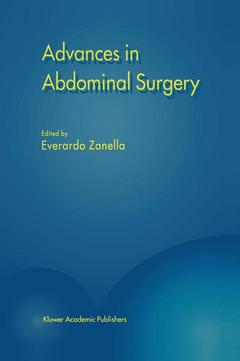 Couverture de l’ouvrage Advances in Abdominal Surgery
