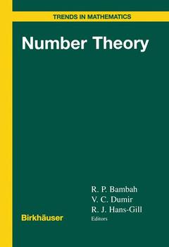 Couverture de l’ouvrage Number Theory
