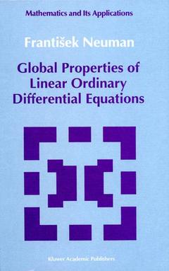 Couverture de l’ouvrage Global Properties of Linear Ordinary Differential Equations