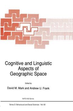 Couverture de l’ouvrage Cognitive and Linguistic Aspects of Geographic Space