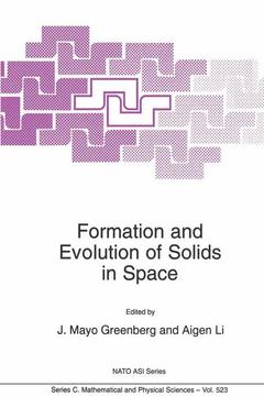 Couverture de l’ouvrage Formation and Evolution of Solids in Space