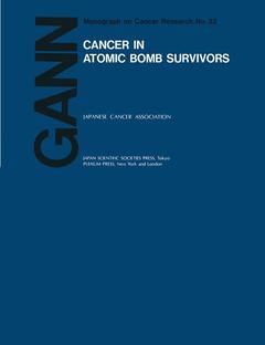 Couverture de l’ouvrage Cancer in Atomic Bomb Survivors