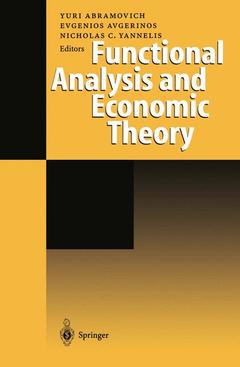 Couverture de l’ouvrage Functional Analysis and Economic Theory
