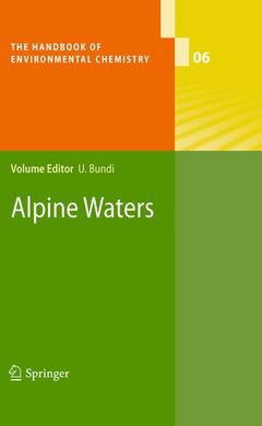 Couverture de l’ouvrage Alpine Waters