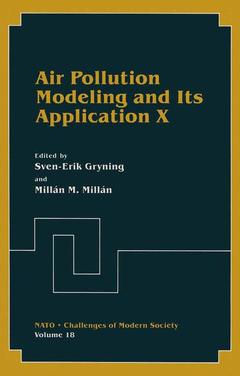 Couverture de l’ouvrage Air Pollution Modeling and Its Application X