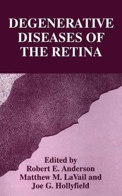 Couverture de l’ouvrage Degenerative Diseases of the Retina