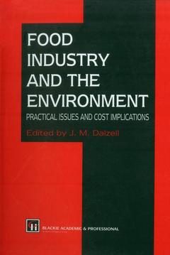 Couverture de l’ouvrage Food Industry and the Environment