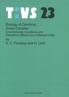 Couverture de l’ouvrage Ecology of Cenchrus grass complex