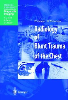 Couverture de l’ouvrage Radiology of Blunt Trauma of the Chest