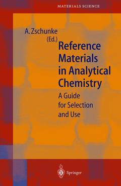 Couverture de l’ouvrage Reference Materials in Analytical Chemistry
